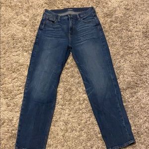 Old Navy slouchy high waisted straight leg jeans
